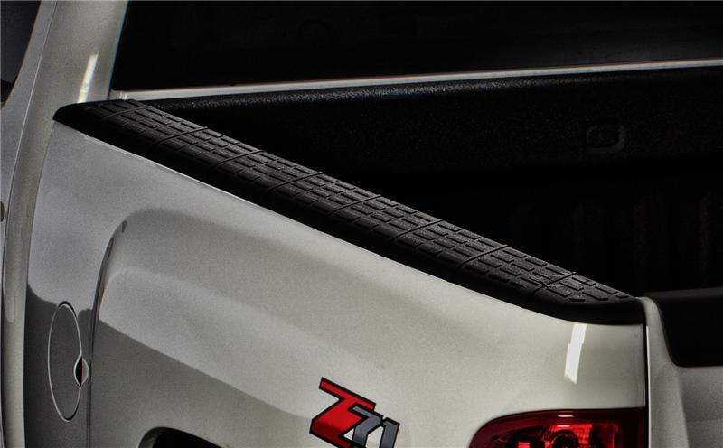 Chevrolet Silverado 2500 HD Bed Rail Caps - Truck Bed Side Rails - Husky Liners - QuadCaps, 4-Piece, Custom-Molded, Removable Stake Pocket Covers - `07-`12